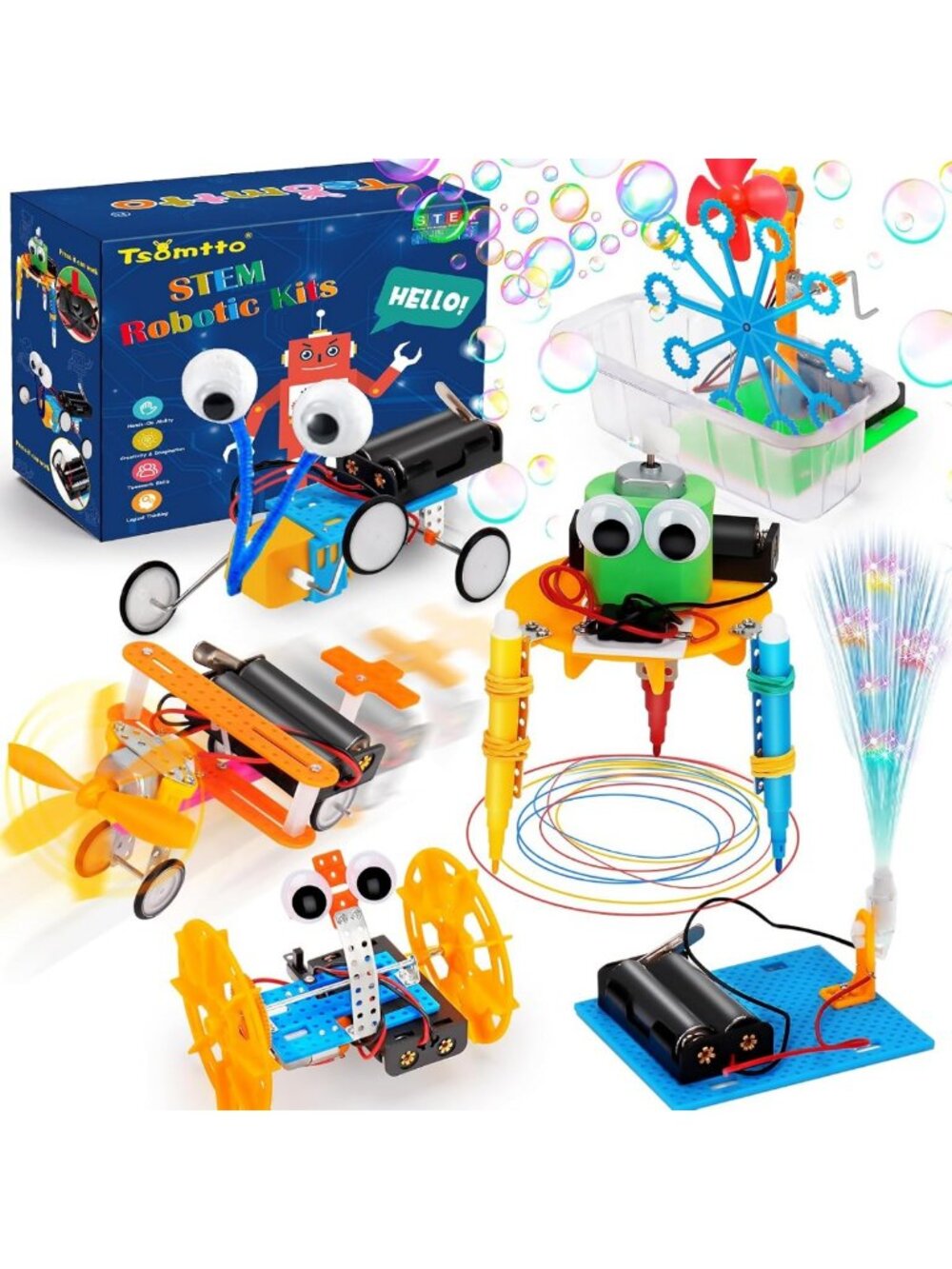 STEM Robotics Kit for Kids 6-12 | Engineering Projects & Science Activities Toys